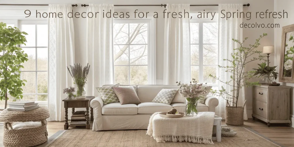 9 Home Decor Ideas for a Fresh Airy Spring Refresh
