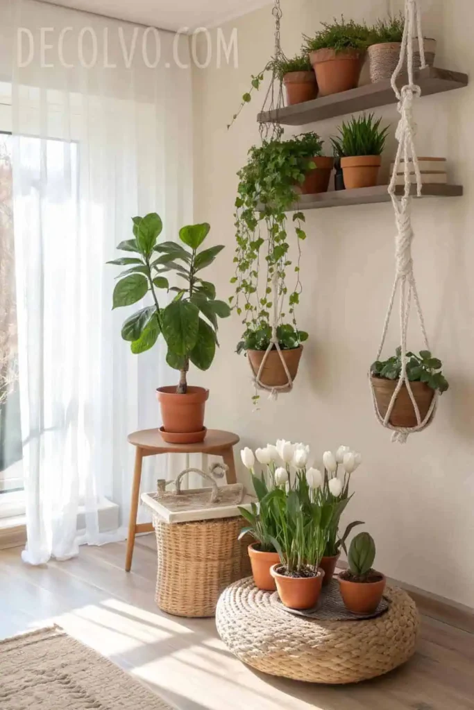Add Fresh Greenery and Florals