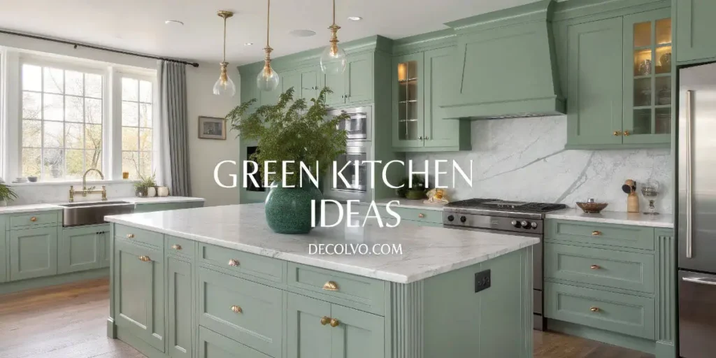 Inspiring Green Kitchen Decor Ideas