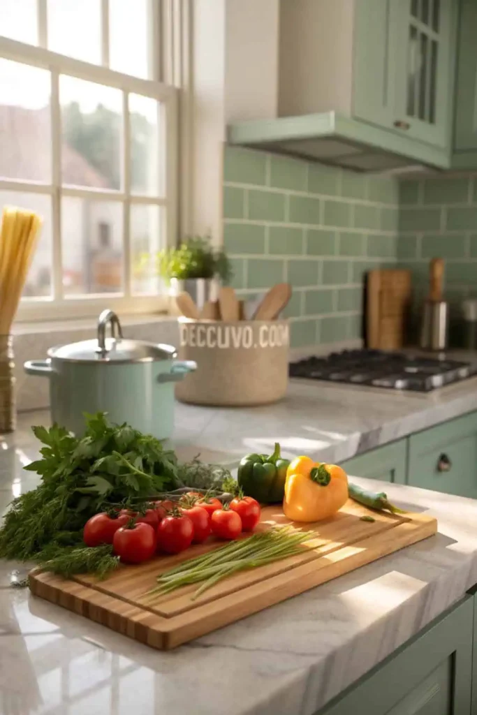 Use bamboo cutting boards and cooking tools.