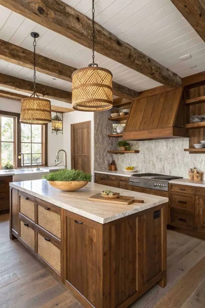 Incorporate Natural-Wood Elements and Textures