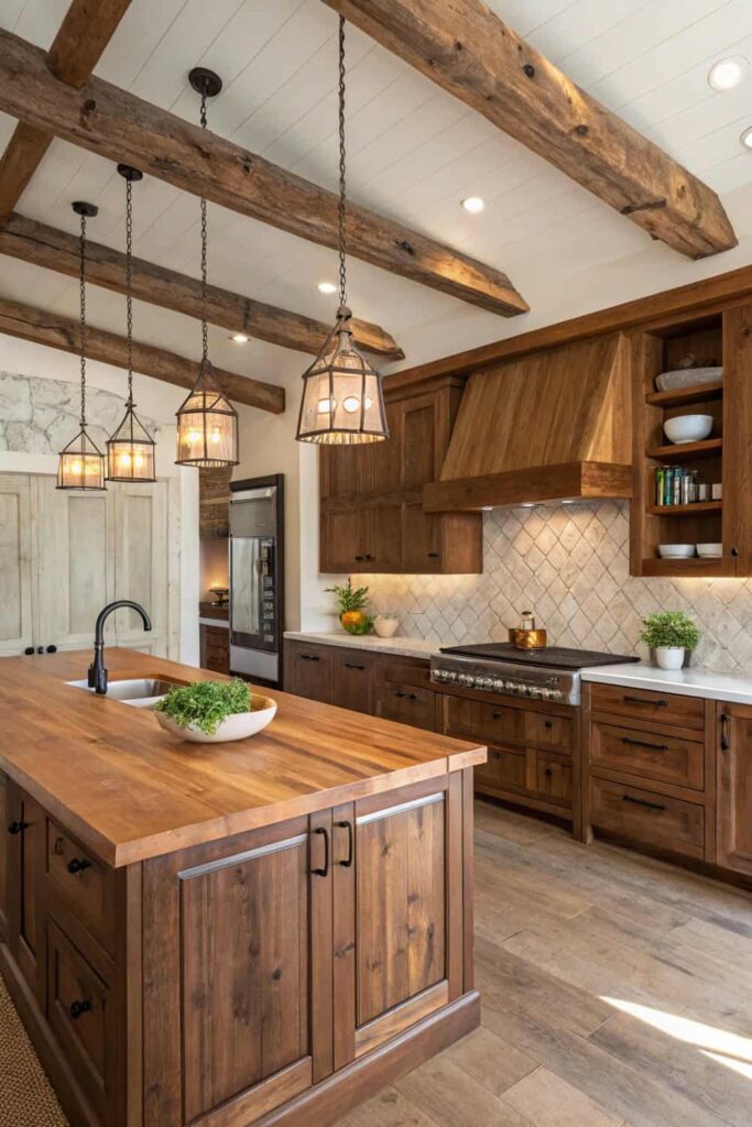 Incorporate Natural Wood Elements and Textures