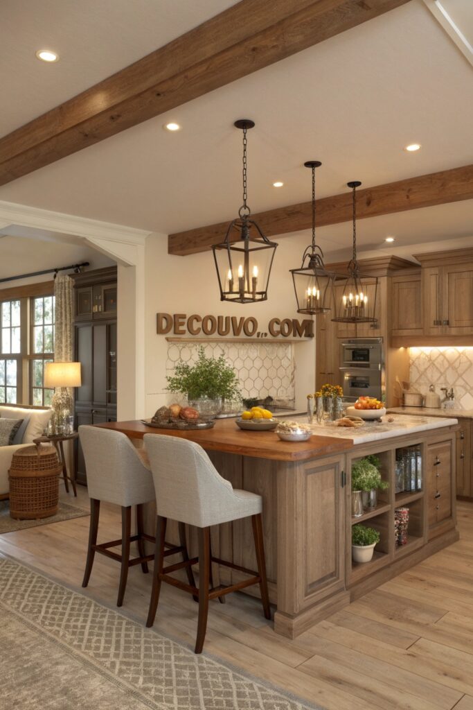 Install a vibrant Cozy Kitchen Island or Breakfast Nook