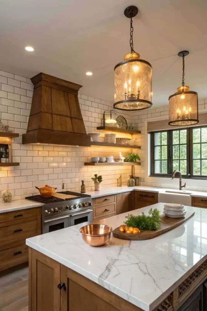 Layer Warm Lighting-Throughout Your Kitchen