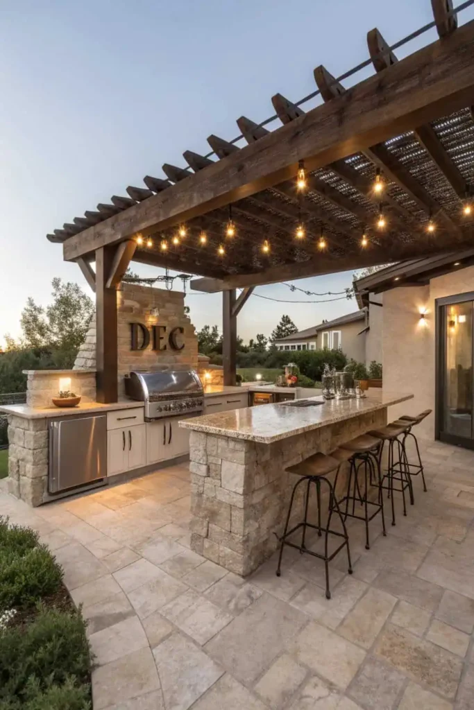 Multi-Level Counter Spaces With Bar Seating