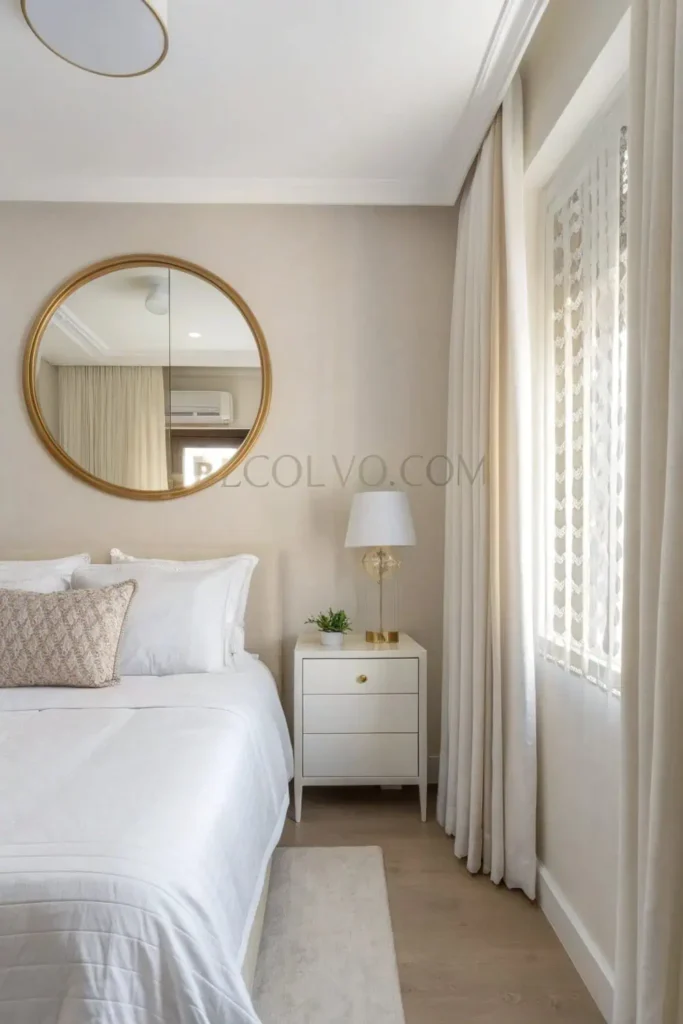 Opt for White & Light Colors and Mirrors