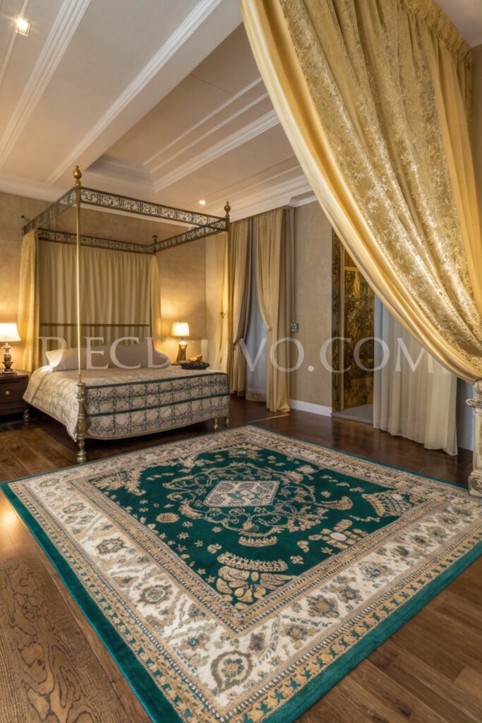 Play With Accent Rugs and Curtains