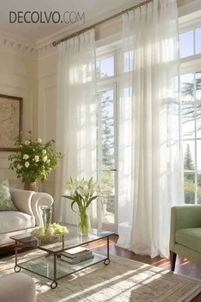 Swap Out Heavy Curtains for SheerPanels