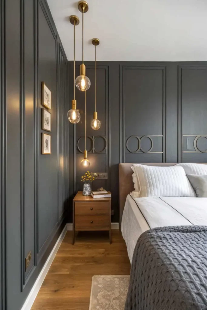 Utilize Wall Mounted With Warm Lighting
