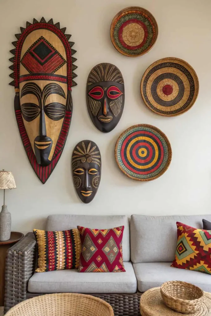  African, Masks and Art for Ethnic Home Decor