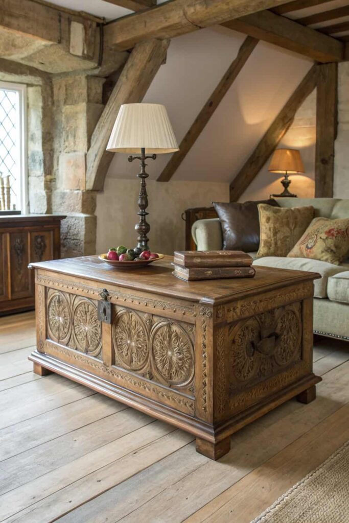 Antique Trunks for Rustic Home Storage