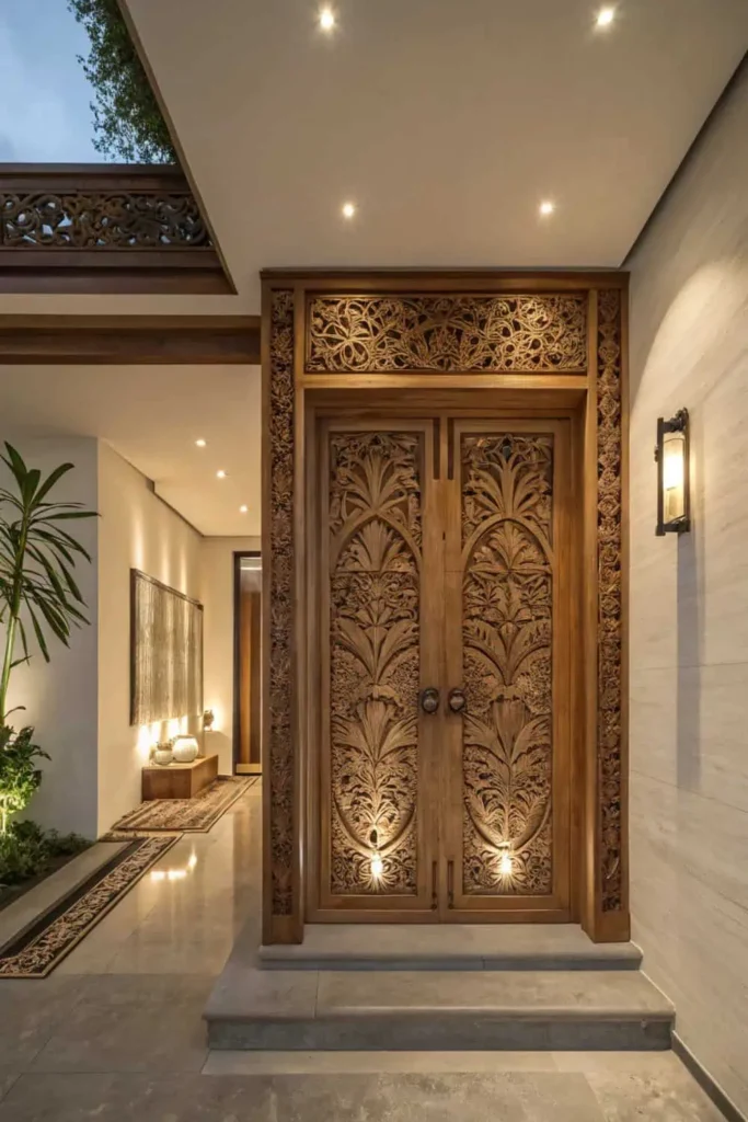  Balinese Carved Wood Panels in Ethnic Home Decor