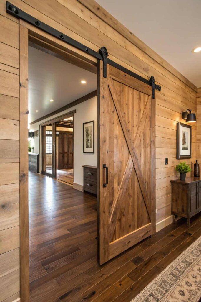 Barn Doors for Rustic Entryways