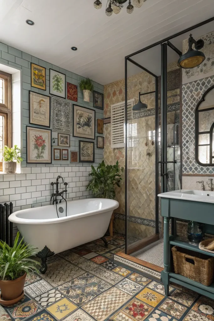 Eclectic Home Bathroom Mix Style Decor 