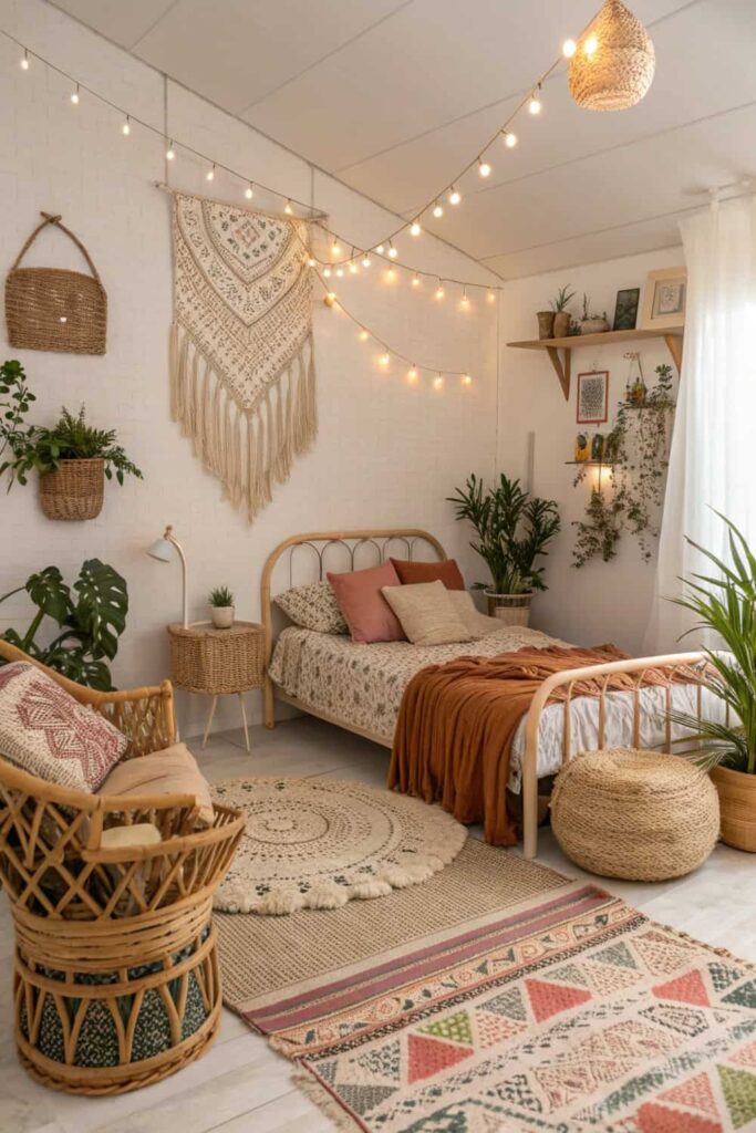 Trendy Bohemian Girl Bedroom Ideas