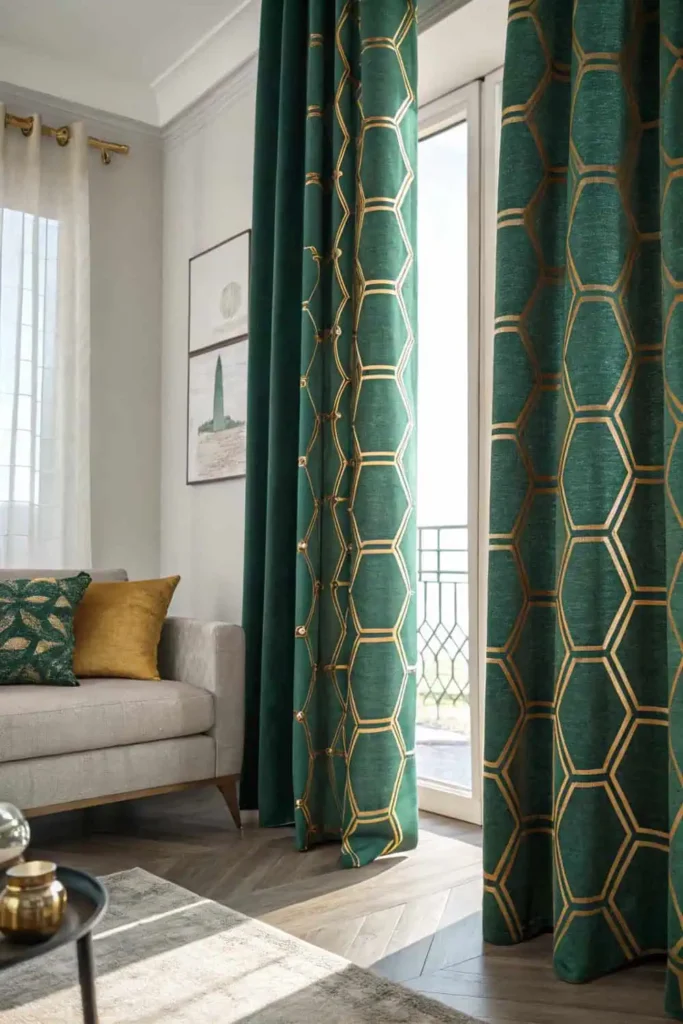 Curtains Living Room For Bold Pattern Play 