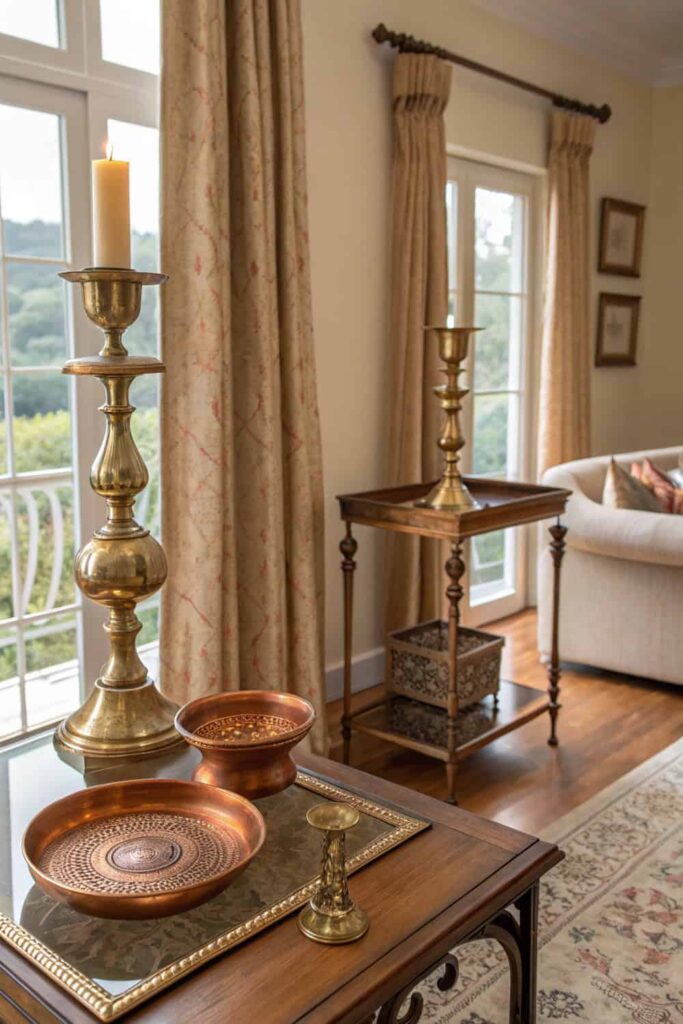 How to Add Subtle Metallic Vintage Touches