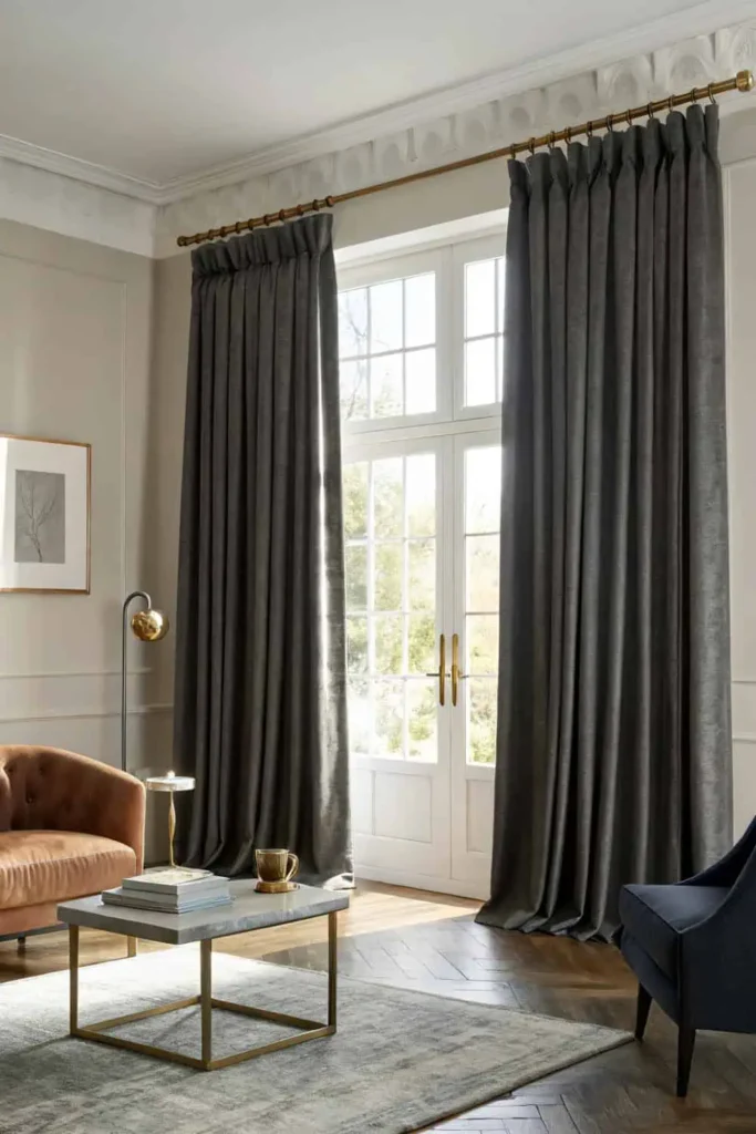 Living Room Curtains Decor