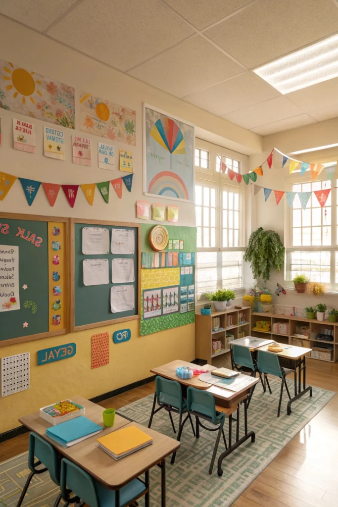 Colorful Classroom Setup for Inspired Learning