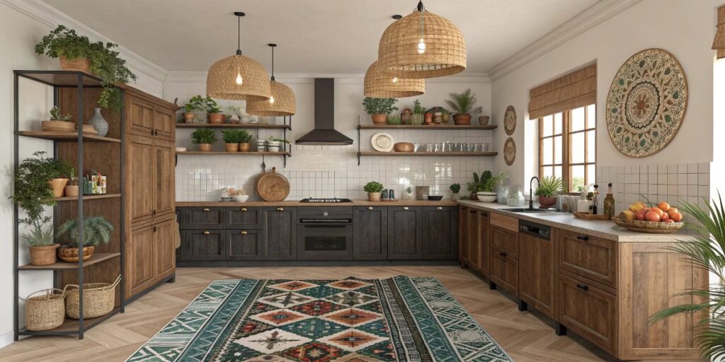 Create a Cozy & Eclectic Boho Kitchen