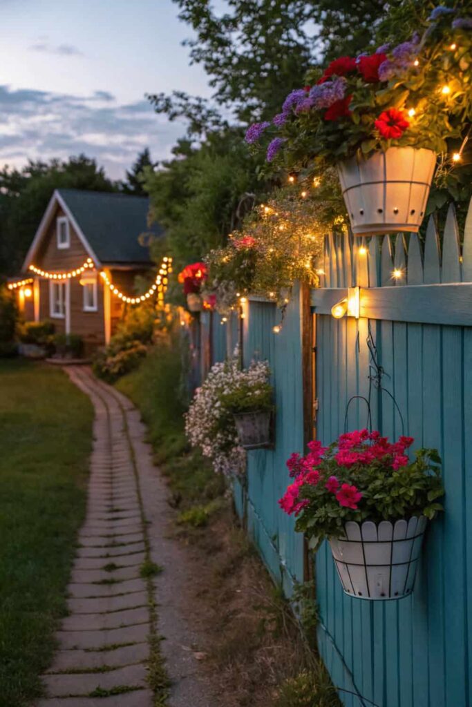 Unique Ways to Decorate Garden Fences