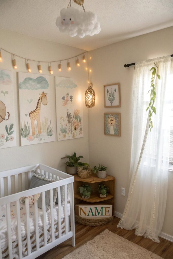 DIY Wall Art Nursery Ideas