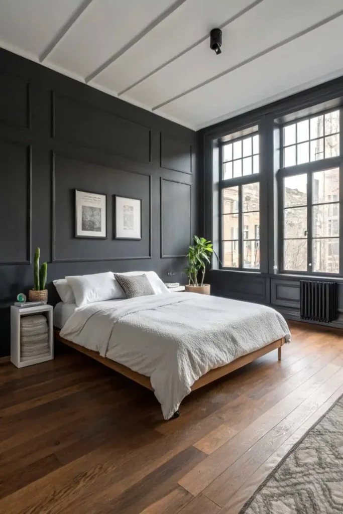 A minimalist bedroom with power of empty space