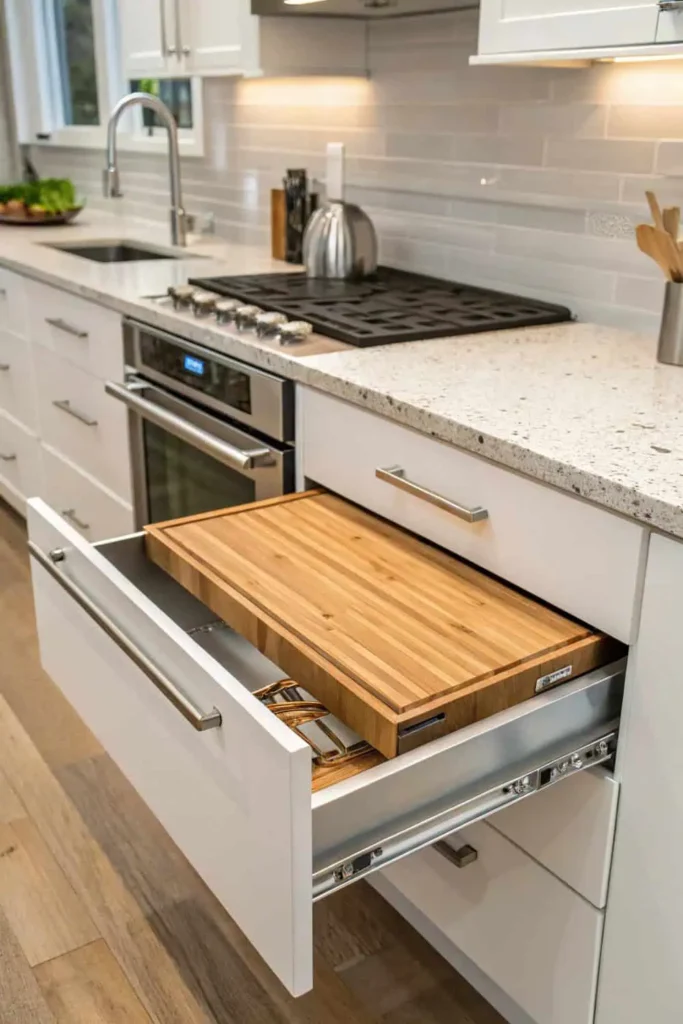 Expand Counter Space for Clever Small Kitchen 