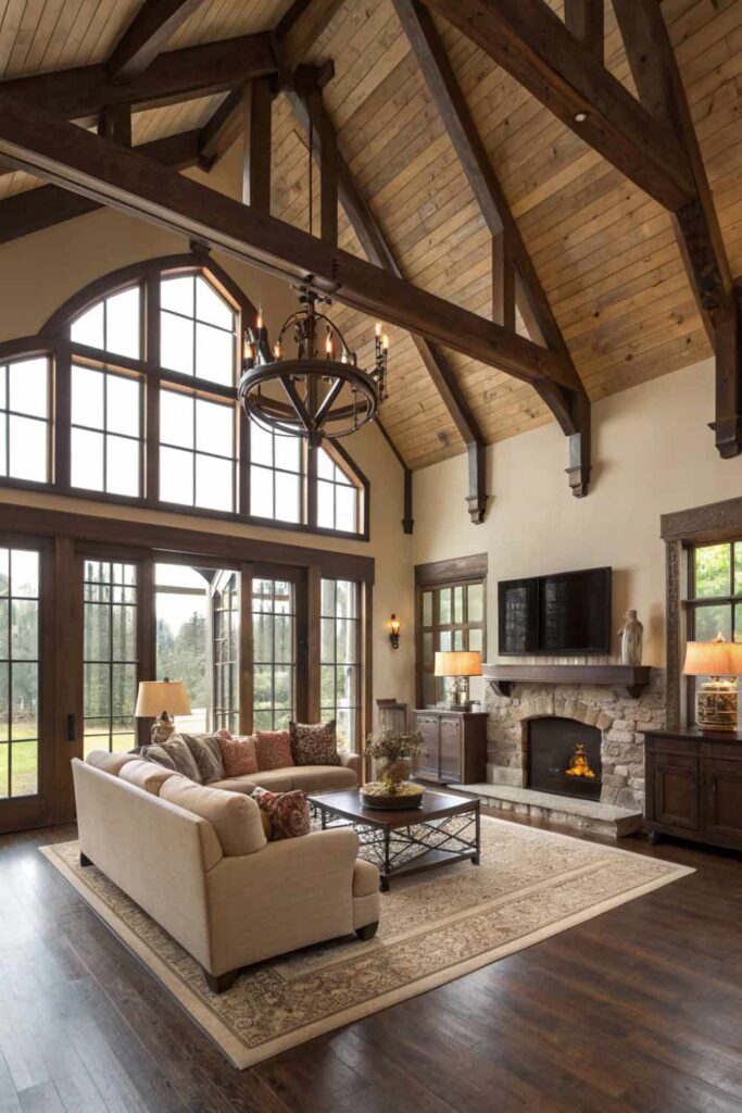 Rustic Beams for Ceiling Design