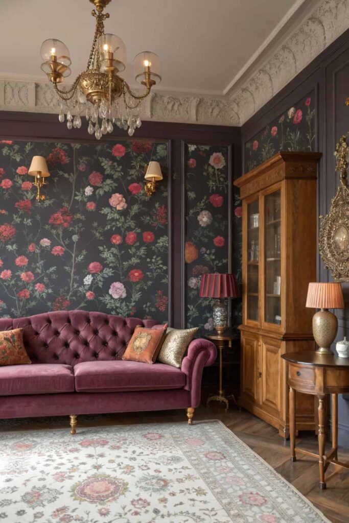 Floral Prints for a Classic Vintage Home
