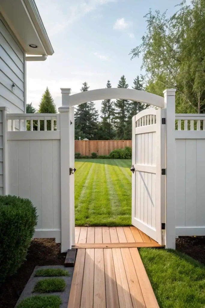 Freedom Outdoor Living Vinyl Garden Gate