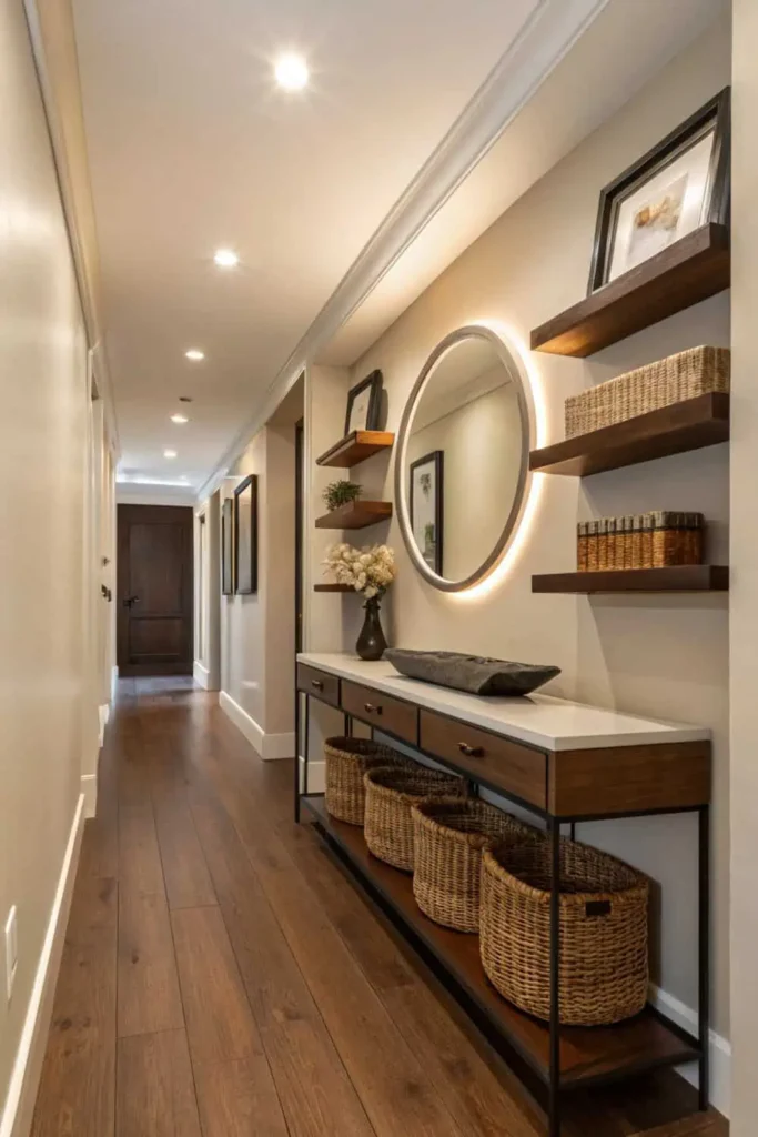 Hallway Inspiration With Furniture and Decor 