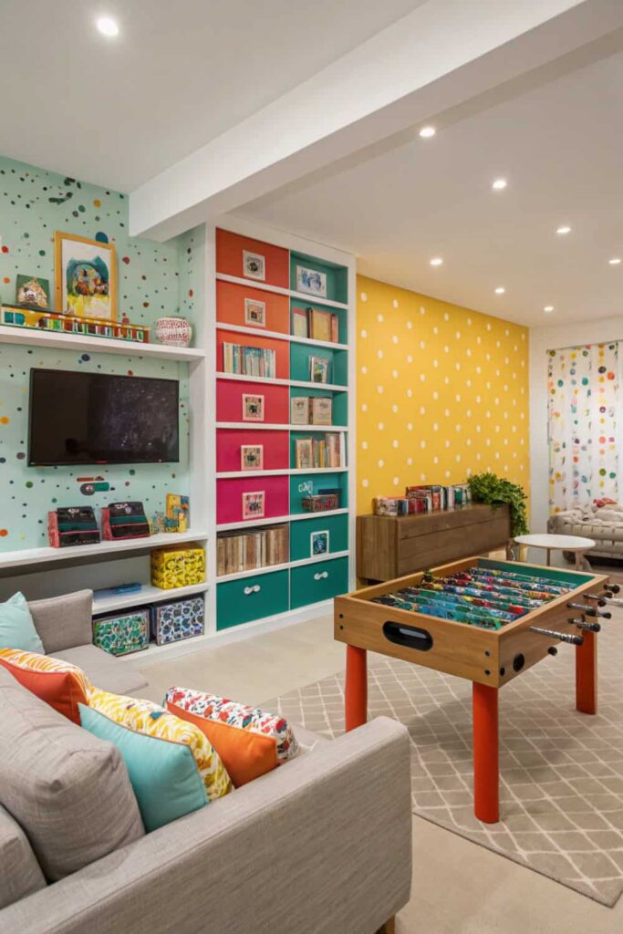 Fun-Filled Family Game Room