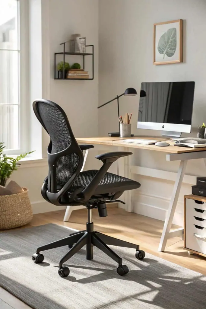 Ergonomic Home Office with Aeron Chair