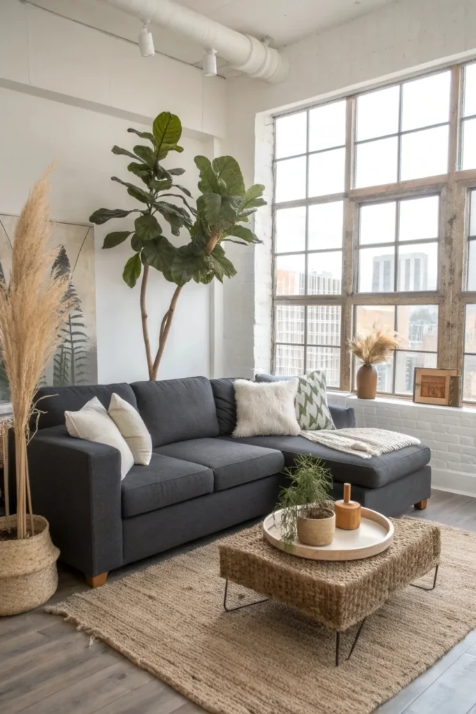 Living Room Greenery Ideas