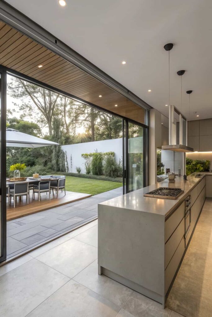 Indoor-Outdoor Kitchen Design Inspiration
