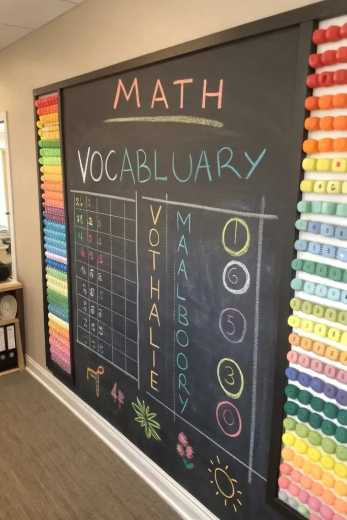 Interactive Learning Wall Classroom Decor
