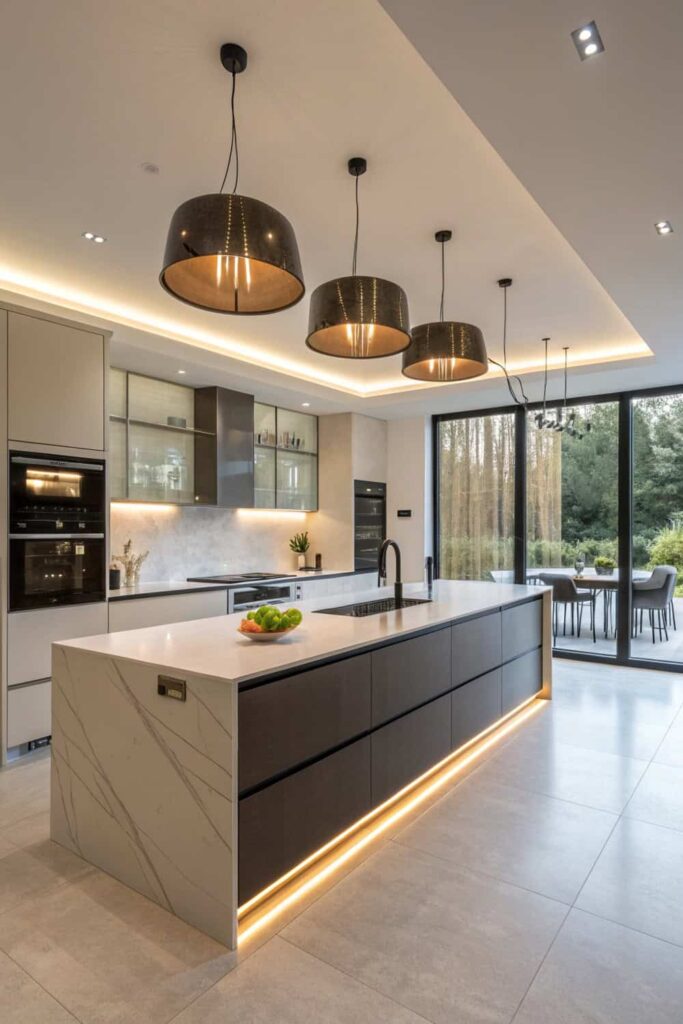 Statement Lighting for Modern Kitchen Design