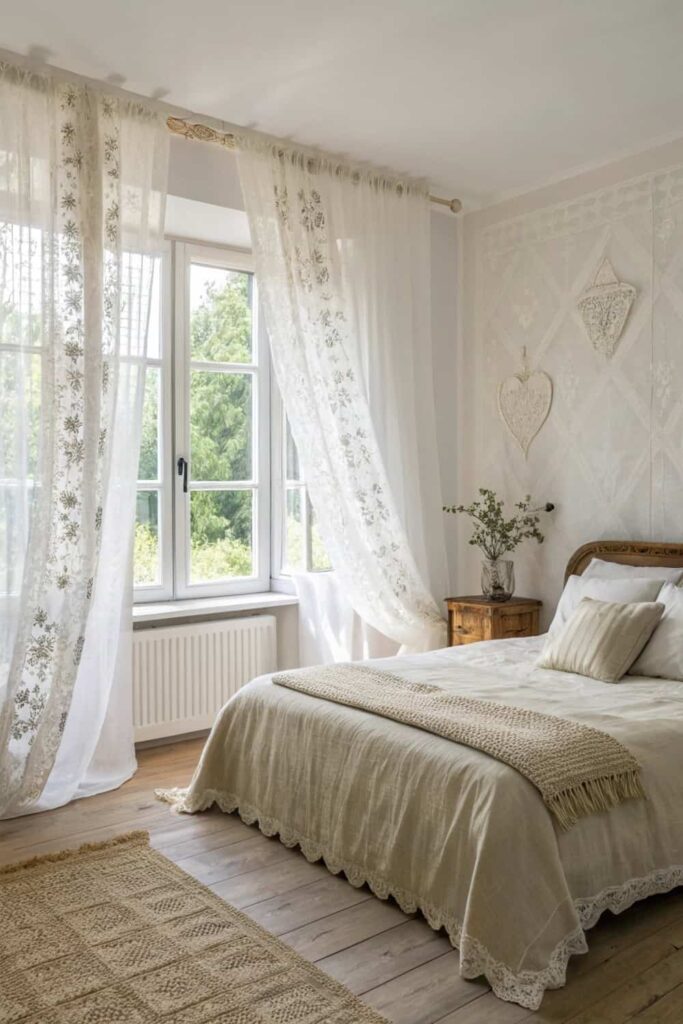 Vintage Lace Curtains for a Soft Touch