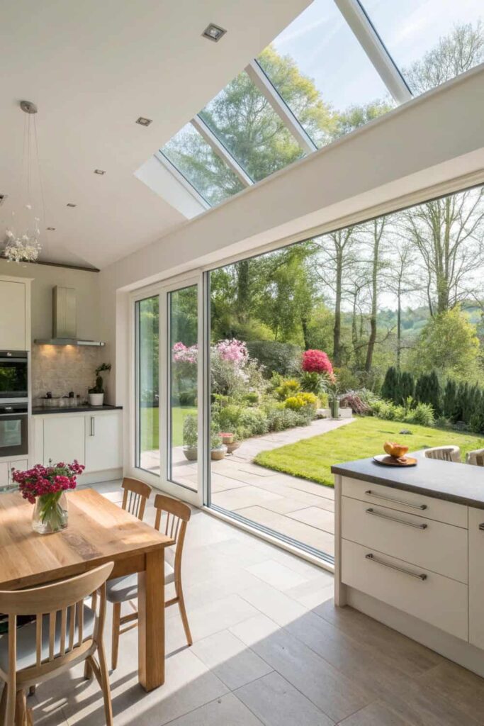 Modern Kitchens with Big Window Designs