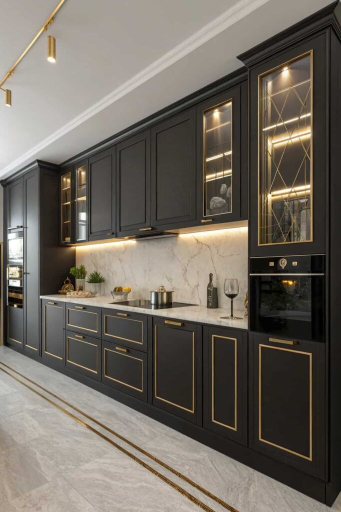 Sleek Matte Black Kitchen Design Inspiration