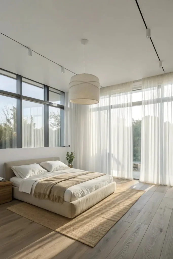 Minimalist Bedroom with Natural Light