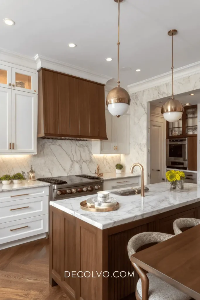 kitchen idea with modern looks meet timeless appeal