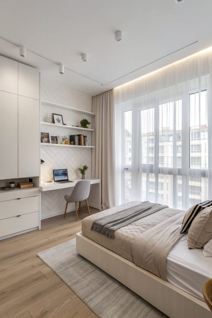 Sleek and Simple Girl Bedroom Ideas