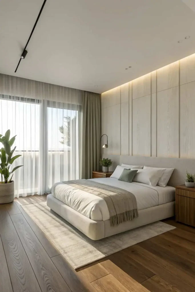 Color Palette for  Minimalist Bedroom 