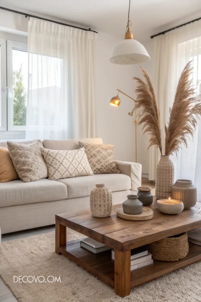 Mood Board & Color Palette For Living Room