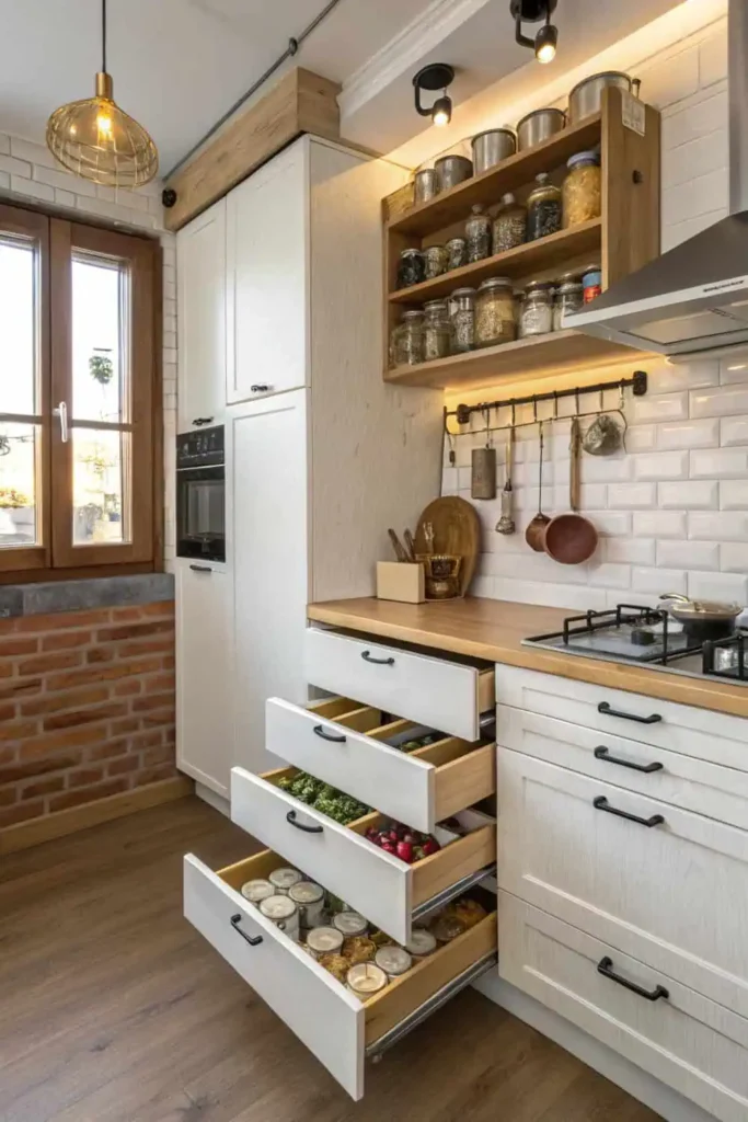 Style Direction for  Clever Small Kitchen 