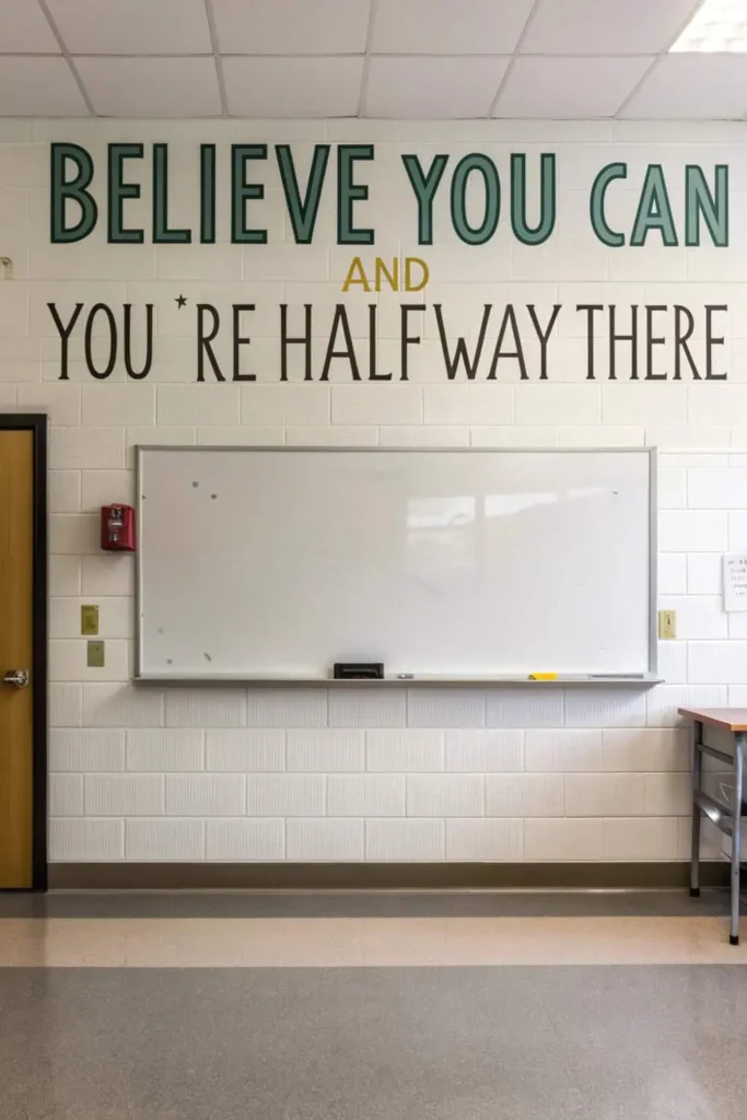 Inspirational Classroom Wall Quotes for Students