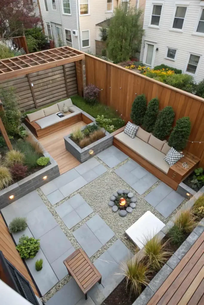 Space saving garden design