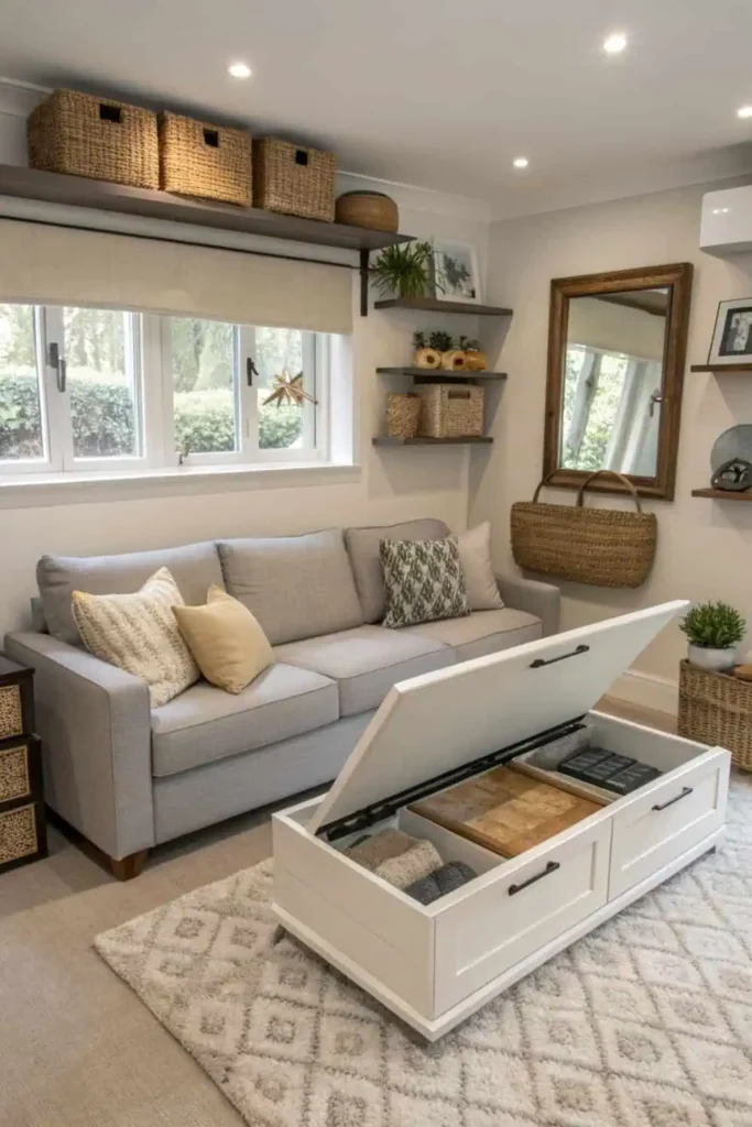  Living Room Inspiration With Multi-Functional Storage 